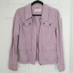Caslon purple/pink spring utility jacket